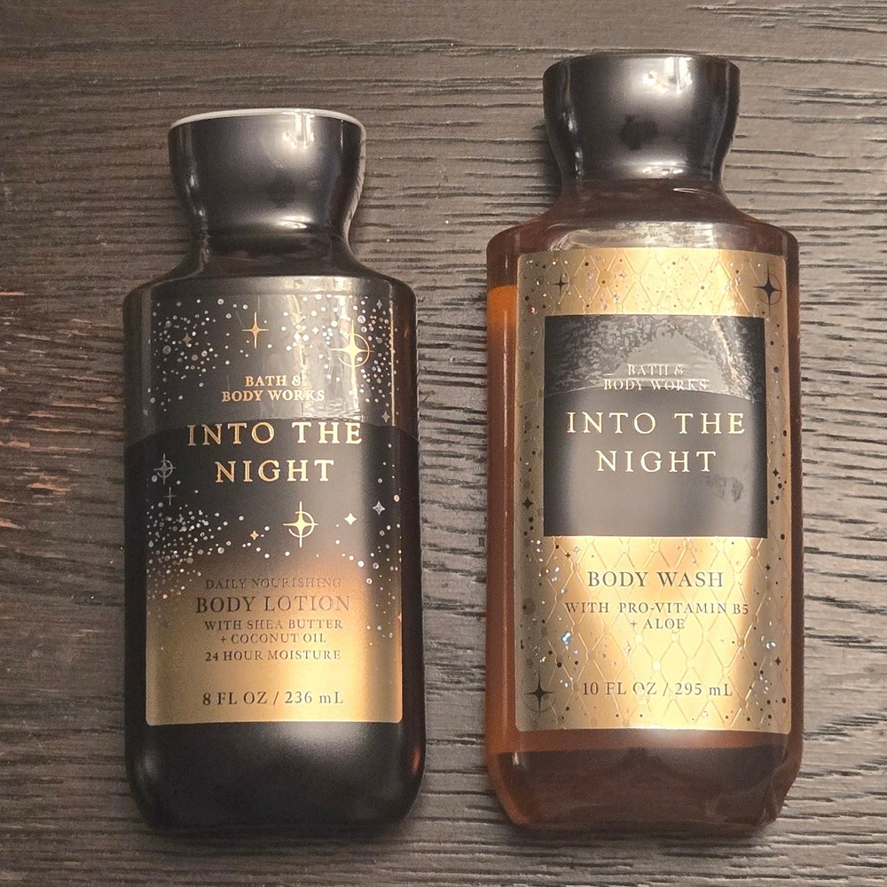 Bath & Body Works Into The Night Body Lotion & Wash Set 2-Piece Fragrance Lot